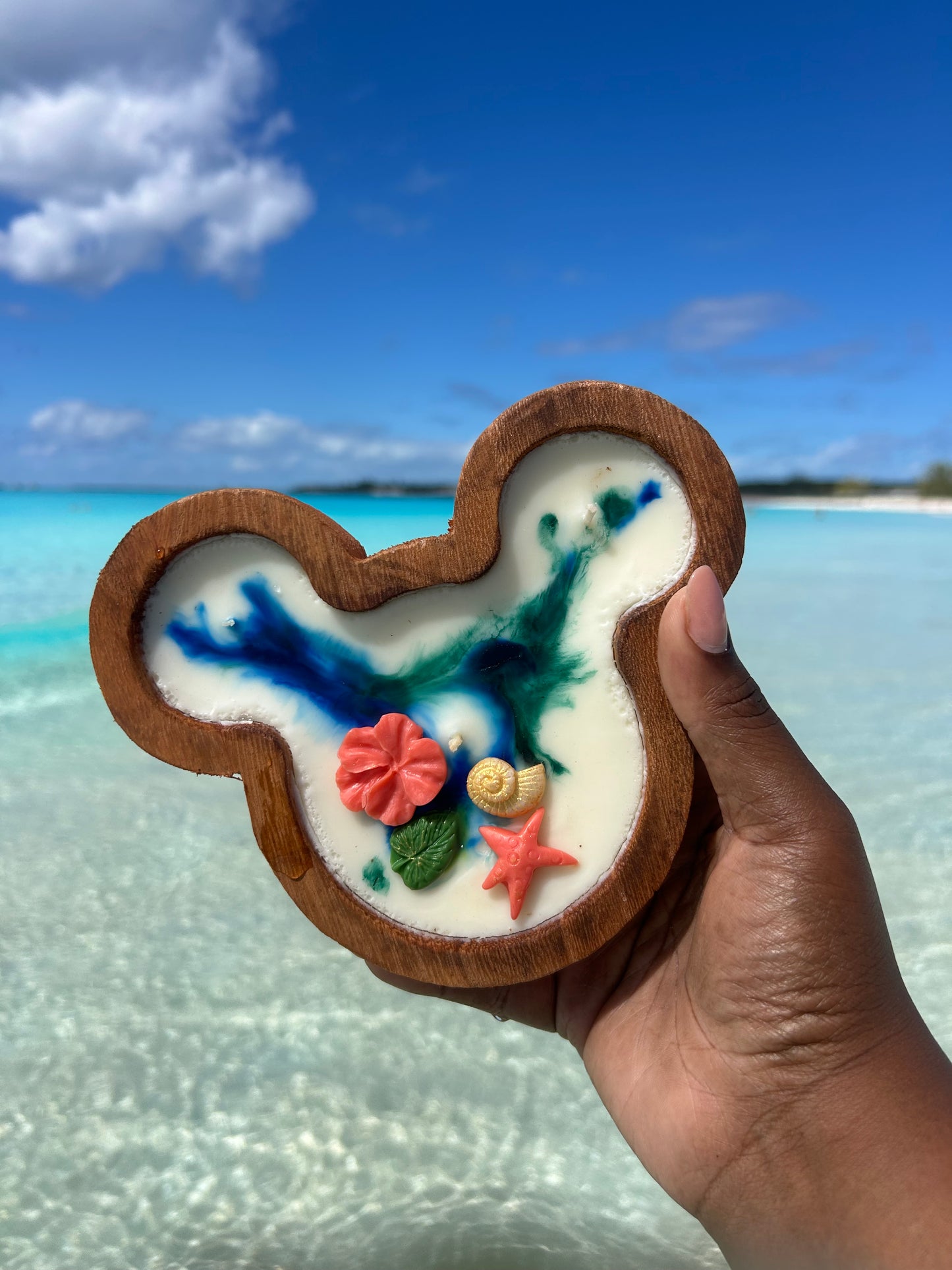 Polynesian Dough Bowl Candle
