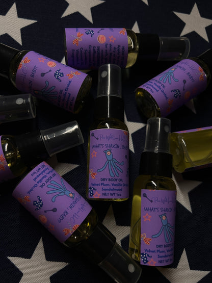 Button Dusting Powder & Dry Body Oil Box