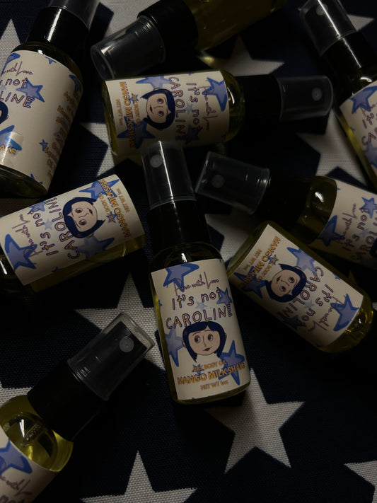 Button Dusting Powder & Dry Body Oil Box