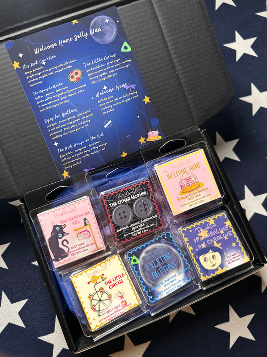 Jelly Wax Button Box