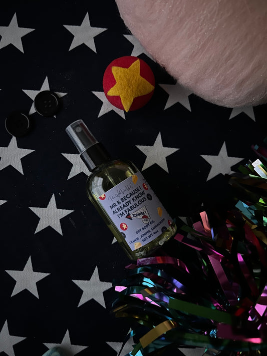 Mr. B Because I Already Know I’m Fabulous Dry Body Oil